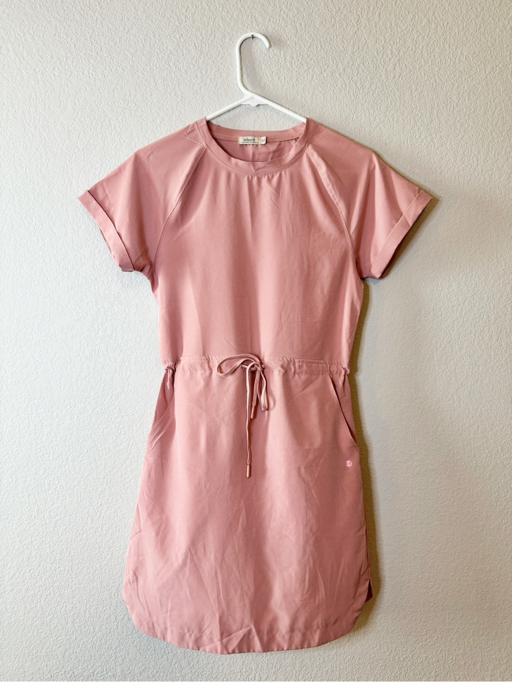 Inherit Clothing Girl's Rory Athletic Midi Dress Dusty Mauve Size XL